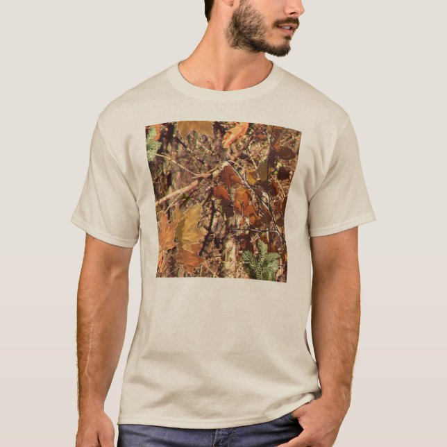 Camouflage von Fall Natur des Jägers Camouflage Ma T-Shirt (Vorderseite)