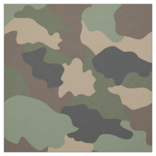 Camouflage Woodland Camouflage Khaki Green Tan Bla Stoff