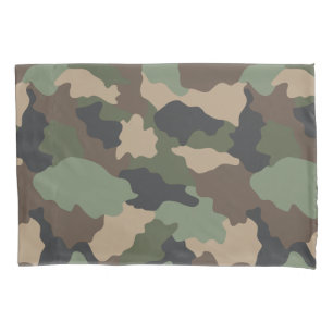 Camouflage Woodland Camouflage Khaki Tan Kissenbezug
