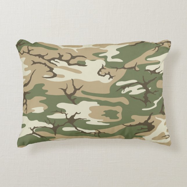 Camouflage Zierkissen (Vorderseite)