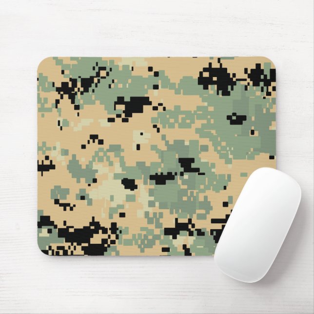 CamouflageMausunterlage Mousepad (Mit Mouse)