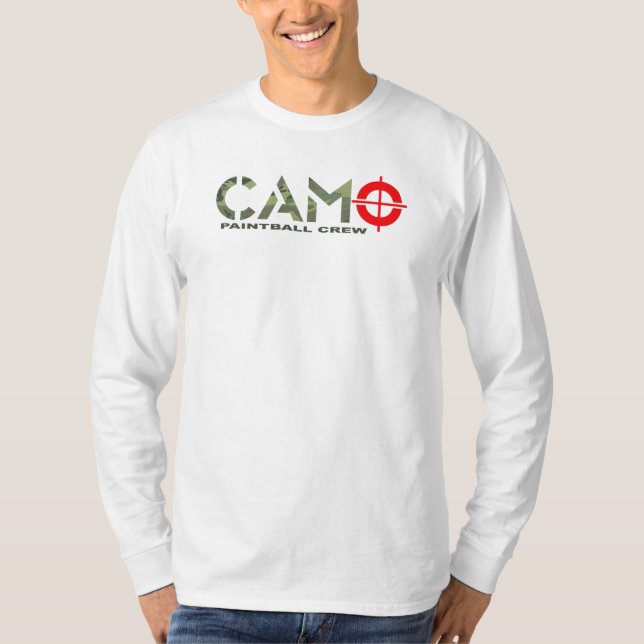 CAMOUFLAGEpaintball-CREW T-Shirt (Vorderseite)