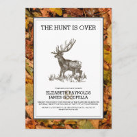 Camouflez la chasse est au-dessus des invitations