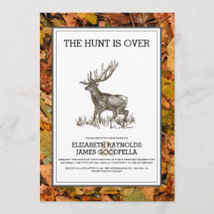 Camouflez la chasse est au-dessus des invitations