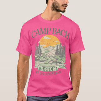 Camp Bach Bride Retro Camping Junggeselinnen-Absch T-Shirt