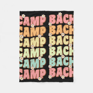 Camp Bach Groovy Bride Squad Camping Bachelorette Fleecedecke