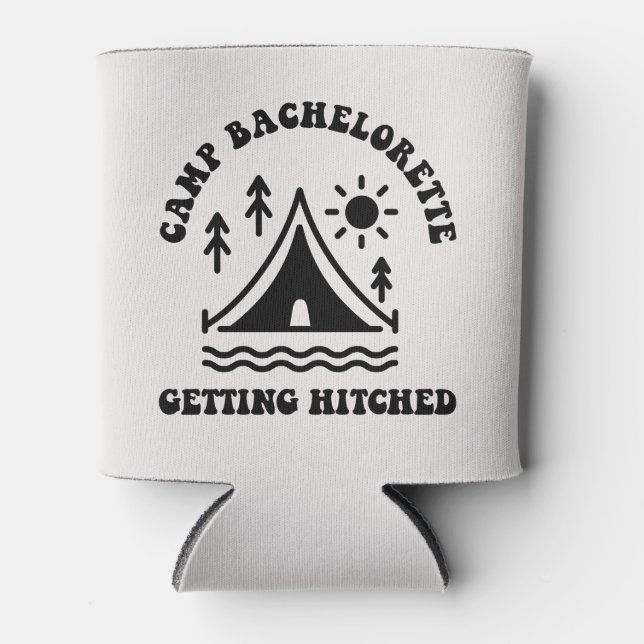 Camp Bachelorette Bridesmaid kann kühlen Dosenkühler (Vorderseite)