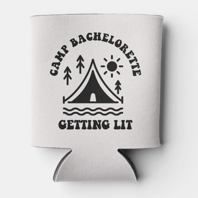 Camp Bachelorette Bridesmaid kann kühlen Dosenkühler (Vorderseite)