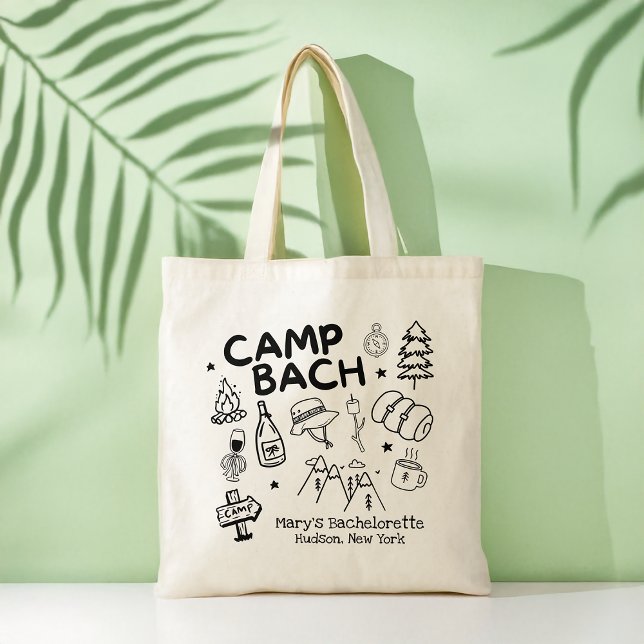 Camp Bachelorette Custom Bachelorette Tote Bag Tragetasche (Von Creator hochgeladen)