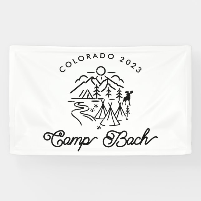 Camp Bachelorette Custom Banner (Horizontal)