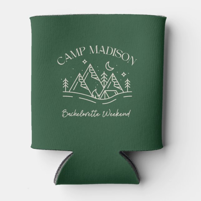 Camp Bachelorette Dosenkühler (Vorderseite)