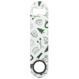 Camp Bachelorette Green Cooler