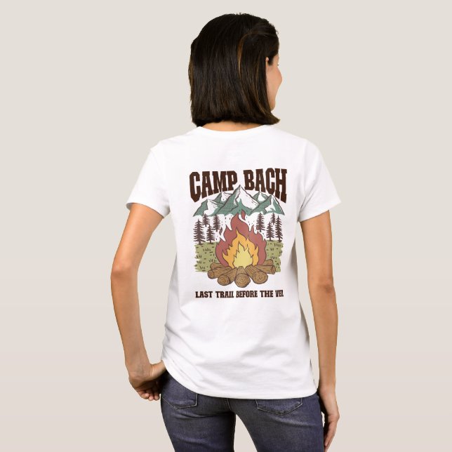 Camp Bachelorette Letzter Weg vor dem Schleier-Shi T-Shirt (Schwarz voll)