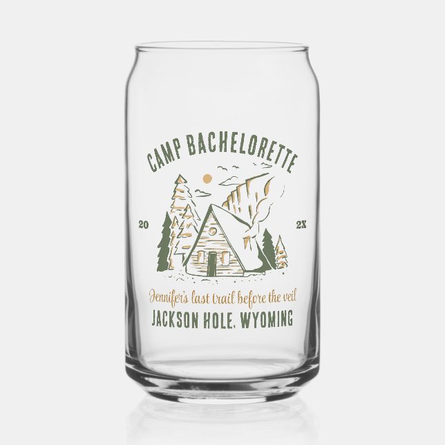 Camp Bachelorette Party Filles Camping Voyage Pers (Recto)