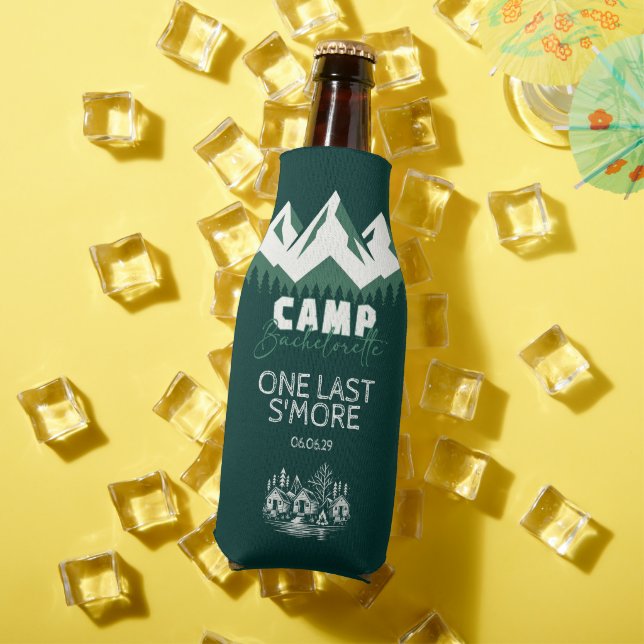 Camp Bachelorette Personalisiert Flaschenkühler (In Situ Sommer)