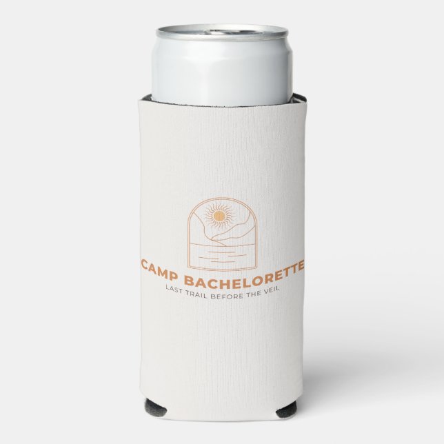 Camp Bachelorette Selters Dosenkühler (Seltzer Vorderseite)