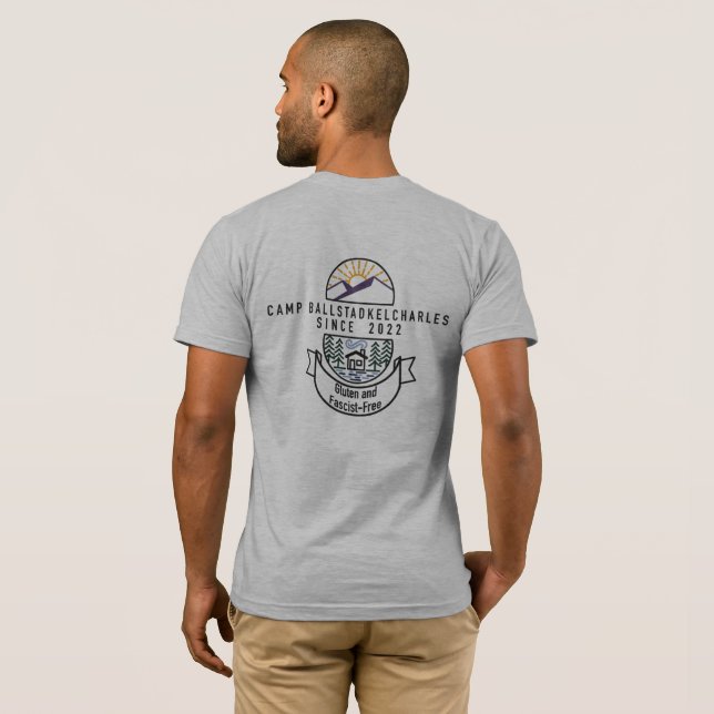 Camp Ballstadkelcharles ohne Namen T - Shirt (Schwarz voll)