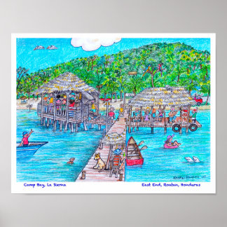 Camp Bay, La Sierna Poster