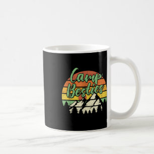 Camp Besties Outdoor Sonnenuntergang Beste Freundi Kaffeetasse
