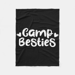 Camp-Besties-Shirt Süßes Sommer-Camp-Freund-Gesche Fleecedecke
