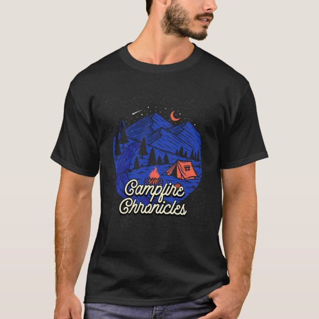 Camp Chronicles Wildlife Camping Outdoor Camper Hi T-Shirt (Vorderseite)