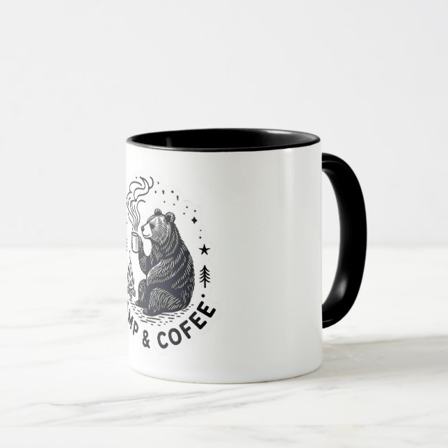 Camp & Coffee Bär Tasse (VorderseiteRechts)