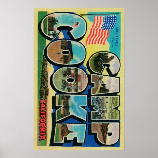 Camp Cooke, Kalifornien - Große Briefszenen Poster (Vorne)