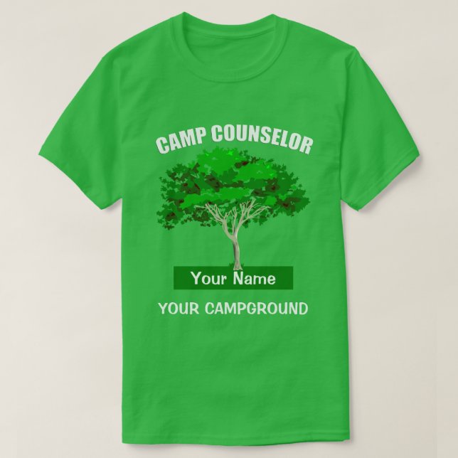 Camp Counselor Campground T - Shirt (Design vorne)
