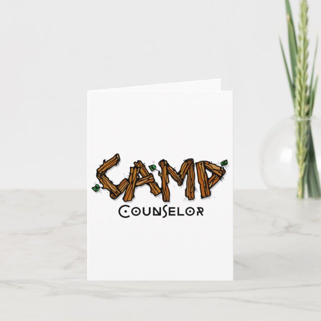 Camp Counselor - Matching Staff oder Gruppenleiter Karte (Vorderseite)