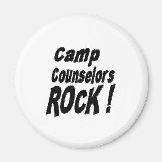 Camp Counselors Rock! Magnet (Vorne)