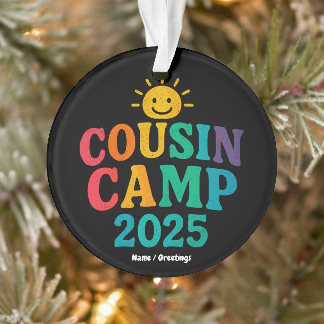Camp Cousin 2025 Camping de vacances d'été (Arbre)