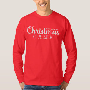 Camp de Noël T-Shirt Chemises de Noël