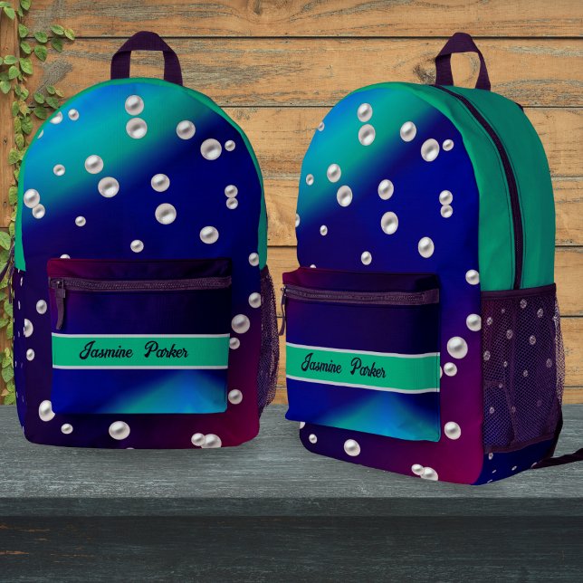 Camp der personalisierten Marinestreitkräfte Bedruckter Rucksack (Von Creator hochgeladen)