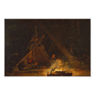 Camp Fire Winslow Homer Fotodruck