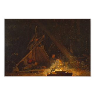 Camp Fire Winslow Homer Fotodruck