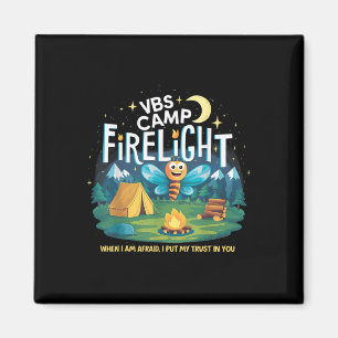 Camp Firelight VBS Campingplatz Bibelschule Feuer Magnet
