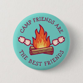 Camp-Freunde sind die besten Freunde Button