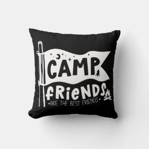 Camp-Freunde sind die besten Freunde Kissen