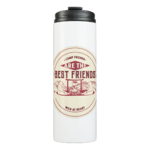 Camp-Freunde sind die besten Freunde Thermosbecher