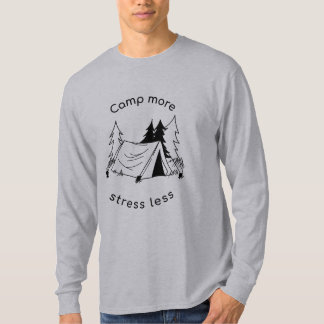 Camp für mehr Stress weniger Basic Long Sleeve T - T-Shirt