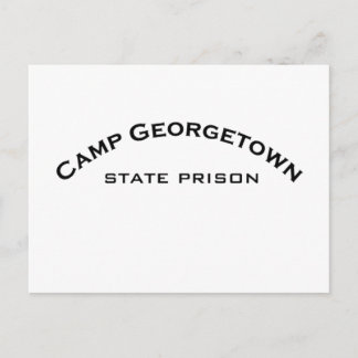 Camp Georgetown Staat Prismenlogo Postkarten