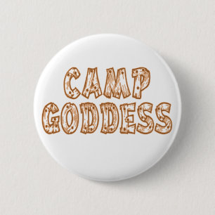 Camp Goddess Button