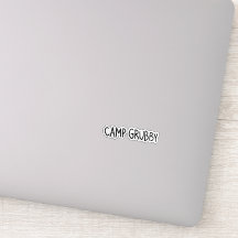 Camp Grubby Aufkleber