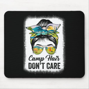 Camp Hair Don't Care Damen Camper Camping Unordent Mousepad