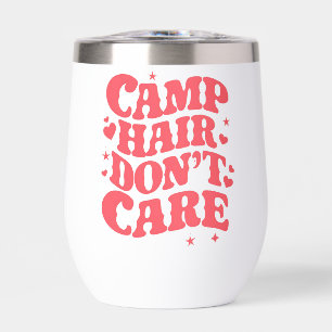 Camp Hair Keine Sorge Sommer Camping Girls Groovy