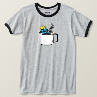 Camp-Kaffee Männer-T - Shirt