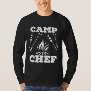 Camp Koch Camping Kochen nach Pfadfinderleitblech T-Shirt