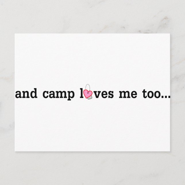 Camp Liebe auch Sie.... Postkarte (Vorderseite)