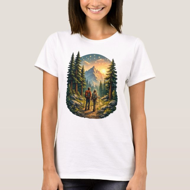 Camp Life Feels Right – Meadow Path Tee USA (Vorderseite)