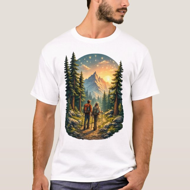 Camp Life Feels Right – Sunset Trail Tee USA (Vorderseite)